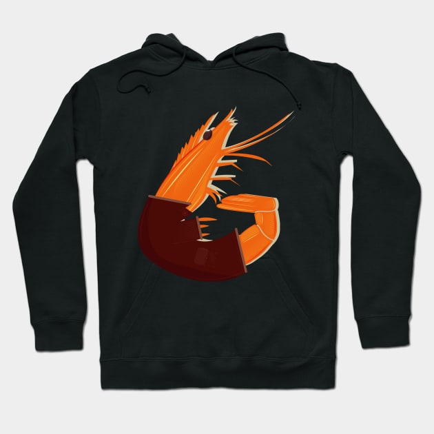 Gambas con gabardinas Hoodie by srtaserifa